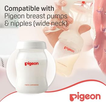 Pigeon Breastmilk Storage Bottle Set 24 Hours Storage Reusable DEHP and BPA Free  - 3pcs