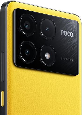 POCO X6 Pro ثنائي الشريحة 12 جيجا بايت رام 512 جيجابايت 5G - أصفر