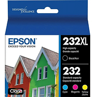 Epson 232 Claria Ink Cartridge 4 Pack T232XL-BCS