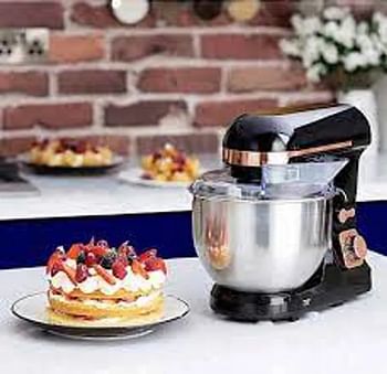 Imported Stand Mixer 5L 1000W 6-Speed Tilt-Head Food Mixer, Kitchen Electric Mixer with Dough Hook, Wire Whip & Beater