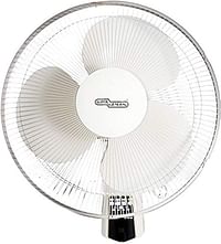 Super General 16"" Wall Fan - White, SgWf-16-m