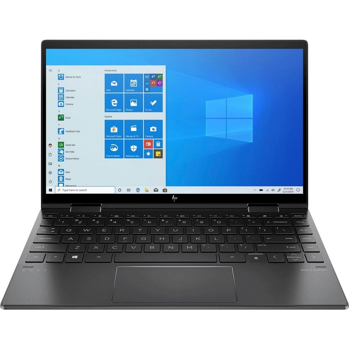 Hp Envy X360 2 In 1 Laptop 13-Ay1001Ne, 13.3'' FHD (1920*1080)  2 in 1 Touch Display , AMD Ryzen 5 5600U Up to 4.2 GHz Processor , 8GB LPDDR4 Ram , 512GB SSD  , AMD Radeon Graphics  , USB Type C , ENG / ARABIC Backlit KB  , Finger Print , Wi-Fi 6  , Windo