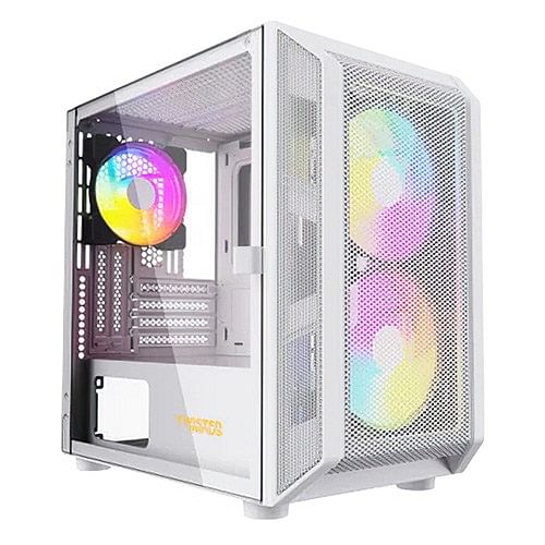 Twisted Minds Trident-03 Mid Tower Gaming Case –White