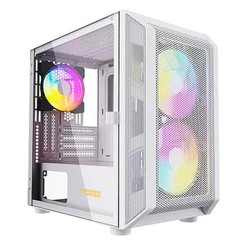 Twisted Minds Trident-03 Mid Tower Gaming Case –White