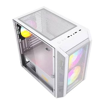 Twisted Minds Trident-03 Mid Tower Gaming Case –White