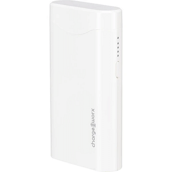 Chargeworx Power Bank 10000 Mah Dual Usb Slim With Airpod Holder (CX6866WH) White