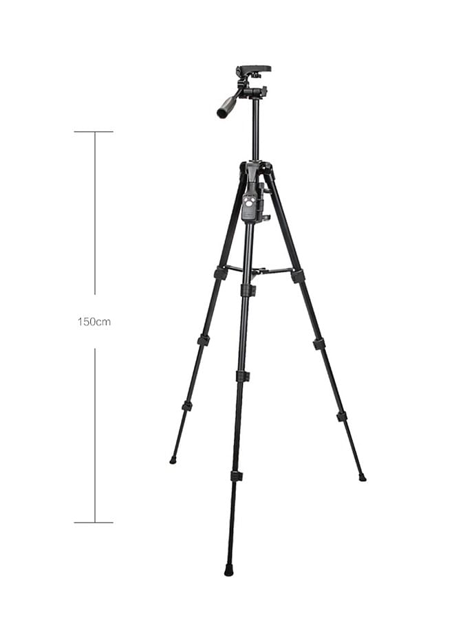 YUNTENG Camera Tripod with Mobile Phone Bluetooth Remote Control