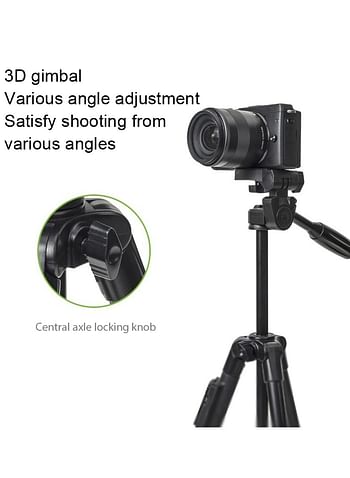 YUNTENG Camera Tripod with Mobile Phone Bluetooth Remote Control