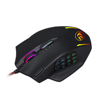 Redragon Impact 12400dpi Mmo Gaming Mouse – Black