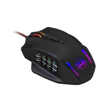 Redragon Impact 12400dpi Mmo Gaming Mouse – Black