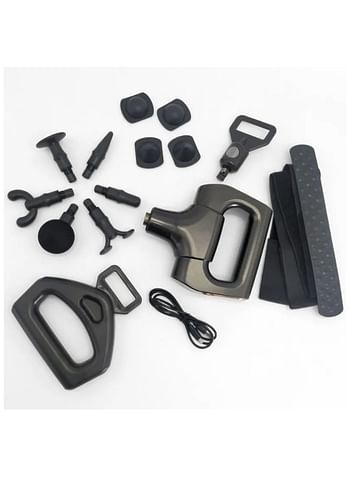 Massager Percussion Manual Impact for Body Tape Facial 6 attachments with belt MP-780