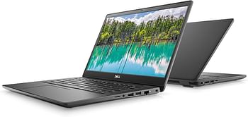 Dell Latitude 3410 14 Inch FHD ips Antiglare Display - 10th Generation Core - 8GB DDR4 Ram - 256GB SSD -Ethernet - HDMi - USB Type C  - Windows 10 Pro - English Arabic Keyboard - Dark Silver