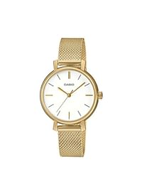 Casio Women's Gold Watch With Gold Bangle Set  LTP-2024VMG-7CDR