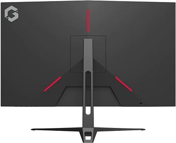 GAMEON GOP27QHD165IPS Pro-Series Gaming Monitor 27 Inch, 2560x1440p 2K QHD IPS Panel, 165Hz Refresh Rate, 1ms Response Time, Adjustable Stand, Supports G-Sync & FreeSync - Black