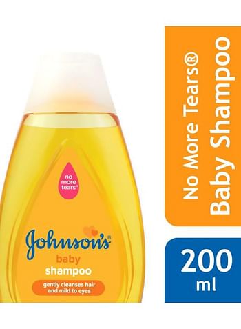 Johnson's 3-Piece No More Tears Baby Shampoo For Newborn-600 Ml - Yellow