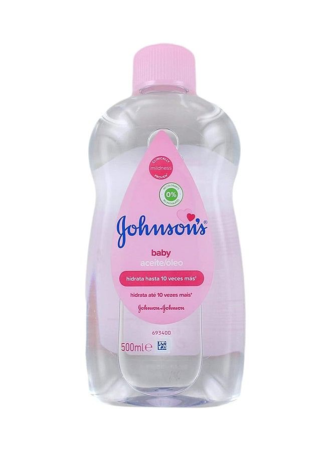 Johnson's 2-Piece Baby Oil For New Born- 500 Ml