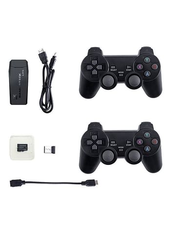 Generic Game Console 4K HD Video Game Console 2.4G Dual Wireless Controller Classic 64GB Retro TV Game Console 10000 Game Stick