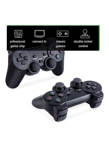 Generic Game Console 4K HD Video Game Console 2.4G Dual Wireless Controller Classic 64GB Retro TV Game Console 10000 Game Stick