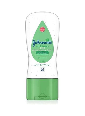 Johnson's 2-Piece Aloe And Vitamin-E Baby Oil Gel