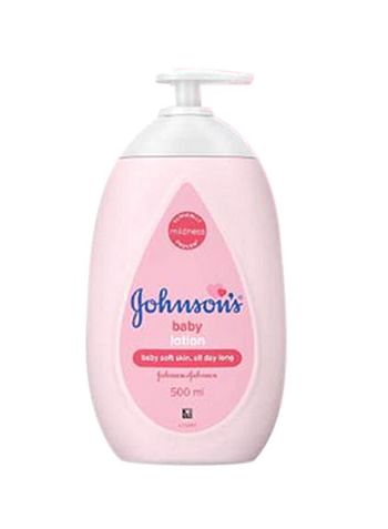 Johnson's Extra Soft Skin Care Baby Lotion Moisturize Free Natural Softness 2 x 500Ml - Pack Of 2