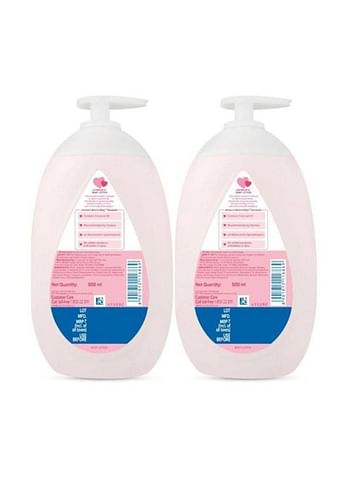 Johnson's Extra Soft Skin Care Baby Lotion Moisturize Free Natural Softness 2 x 500Ml - Pack Of 2