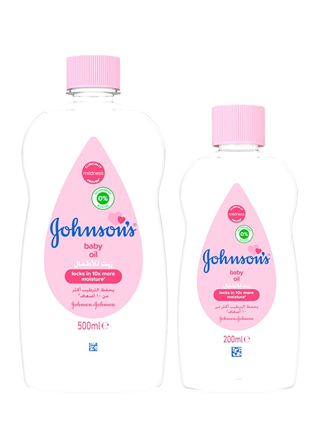 Johnson's Baby Oil For Delicate Skin - 500ml + 200ml