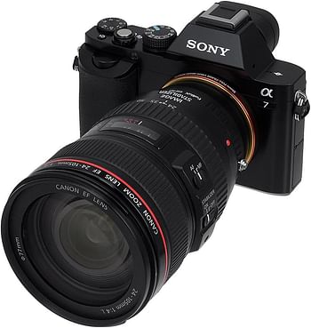 Fotodiox Lens Mount Adapter Compatible With Canon Eos Ef And Ef-S Lenses On Sony E-Mount Cameras, (Eos-Snye)