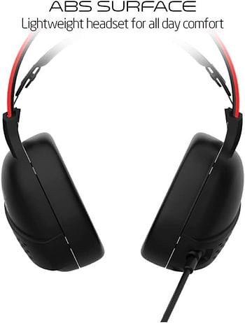 GAMEON GO-711 RGB Gaming Headset With Detachable Mic - Black Anti-Violence beam ABS Surfaced design Omnidirectional mic system High-Grade 50mm drivers 2-meter braided cable for long term flexibility