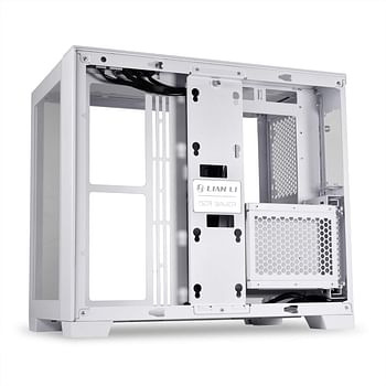 Lian Li O11 Dynamic Mini Snow White - SECC / Aluminum /Tempered Glass/ ATX,  Mirco ATX , Mini-ITX / Mini Tower Computer Case - O11D Mini-S  ( Power Supply Size : SFX/ SFX-L )