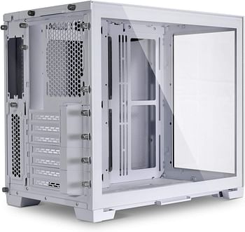 Lian Li O11 Dynamic Mini Snow White - SECC / Aluminum /Tempered Glass/ ATX,  Mirco ATX , Mini-ITX / Mini Tower Computer Case - O11D Mini-S  ( Power Supply Size : SFX/ SFX-L )