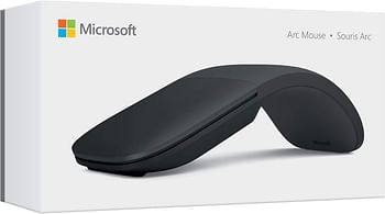 Microsoft ELG-00008 Wireless Arc Mouse New, Black