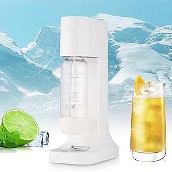 ECVV IBAMA Sparkling Water Maker Soda Drink Carbonated Water Machine Easy Fizzy Beverage for Home/Office/Party, Champagne Gold (Carbonator Not Included) - white