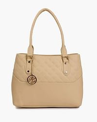 Nelle Harper PU Leather Latest Fashion Handbags for Women's - Beige