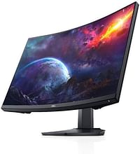 Dell S2721HGF 27 Inch Full HD (1920x1080) 1500R Curved Gaming Monitor, 144Hz, VA, 4ms, AMD FreeSync Premium, NVIDIA G-SYNC Compatible, DisplayPort, 2x HDMI, Black