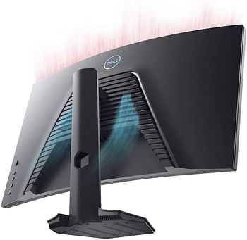 Dell S2721HGF 27 Inch Full HD (1920x1080) 1500R Curved Gaming Monitor, 144Hz, VA, 4ms, AMD FreeSync Premium, NVIDIA G-SYNC Compatible, DisplayPort, 2x HDMI, Black