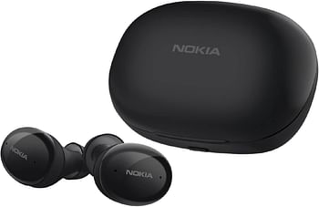 Nokia Comfort Earbuds – TWS-411 BK Wireless Bluetooth Earbuds with microphone for phone, laptop and tablet. Compatible with iOS and Android – IPX5 – Up to 29 hours with compact charging case – Black