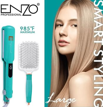 ENZO EN-1291L Hot Comb Straightener – Adjustable Temperature Fast Heating Ergonomic Design