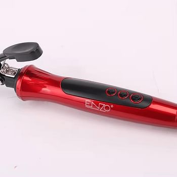 ENZO EN-2224 9mm Professional Curling Iron with Adjustable Temperature Fast Heat-Up, and Dual Voltage - Idel for All Hair Types