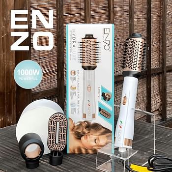 Click to open expanded view PRECISIONWARE ENZO EN-740 Blow Dryer, Curler, and Straightener, 1200W, Adjustable Heat & Speed Settings, Ceramic Coated Barrel