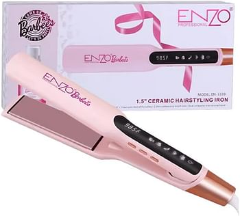 ENZO EN-3339 CERAMIC HAIR STRAIGHTENER WITH FREE SERUM