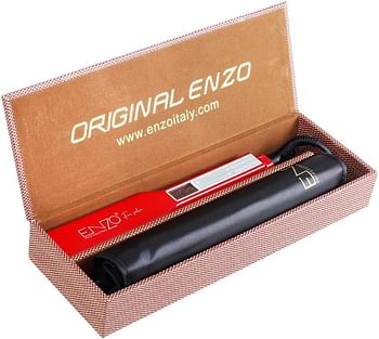 ENZO EN-3667 Titanium Hair Straightener – Professional Flat Iron with Advanced Titanium Plate Technology, Adjustable Temperature, and Rapid Heat-Up