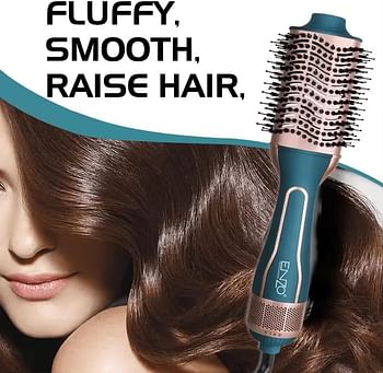 ENZO EN-4112 ENZO Hot Air Hair Brush Styler – 240V Professional Hair Dryer Brush with Multi-Function Heat Settings