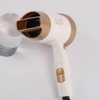 ENZO EN-607 Enzo Foldable Hair Dryer - Compact & Portable Nano Titanium Hair Dryer with Powerful Motor, Adjustable Heat & Speed Settings, Cool Shot Button, and Removable Filter