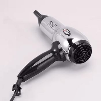 PRECISIONWARE ENZO EN-8225 Professional Hair Dryer – 2200W Ionic Hair Dryer with 3 Heat Settings, 2 Speed Settings, and Diffuser Attachment