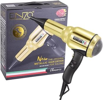 ENZO EN-8228 2000W Professional Hair Dryer - GOLD