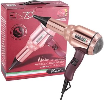 ENZO EN-8228 2000W Professional Hair Dryer - PINK