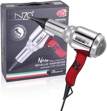 ENZO EN-8228 2000W Professional Hair Dryer - SILVER