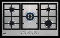 Zanussi 90 cm Built In Hob 5 Gas Burners Multi Function Automatic Ignition Zgh96524XS