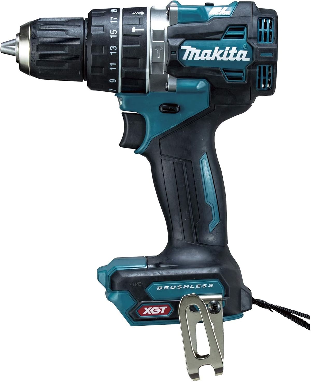 Makita 40V Max Li-Ion Xgt Brushless Hammer Drill Driver, Without Battery & Charger Blue Hp002GZ