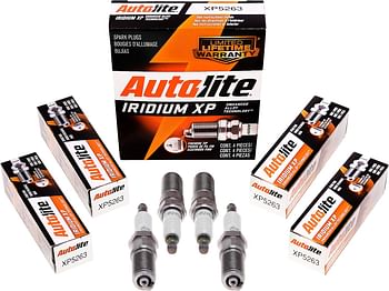 Autolite Iridium XP Automotive Replacement Spark Plugs XP5263 (4 Pack)